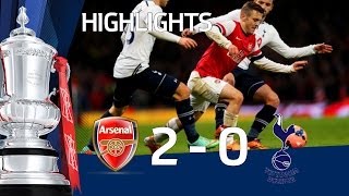 ARSENAL vs TOTTENHAM HOTSPUR 20 Official Goals amp Highlights FA Cup Third Round [upl. by Leunamne940]