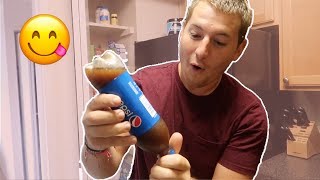 INSTANT SODA SLUSHIE SCIENCE EXPERIMENT HOW TO MAKE INSTANT SLUSHIES [upl. by Esined107]