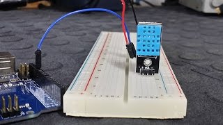 DHT11 Temperature amp Humidity sensor with Arduino  Tutorial [upl. by Sayette]