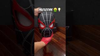 Prototype Winking Mask Vs Final Product Spiderman 🕷 marvel spiderman webshooter spiderverse [upl. by Llennoj363]