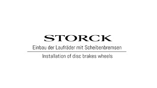 How to  Install disc brake wheels on STORCK Bikes [upl. by Akineg]