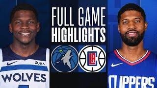 TIMBERWOLVES at CLIPPERS  FULL GAME HIGHLIGHTS  February 12 2024 [upl. by Anh]