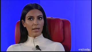 Kim Kardashian West Interview at Recodes Code Mobile [upl. by Adnolat402]