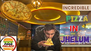 Incredible Pizza in Jhelum  Food palace pizza  Hamza Vlogz [upl. by Gibb]