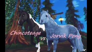 Star StableJorvik Pony vs Chincoteage Pony Gaits [upl. by Alesig160]