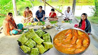 3kg সাইজের ভেটকি মাছ কেটে পাতুরি বানালাম সাথে গলদা চিংড়ির মালাইকারি রান্না  fish curry recipe [upl. by Alphonsine]