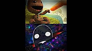 Sackboy Vs Anti Spiral antispiral sackboy littlebigplannet littlebigplanet shorts [upl. by Namien]