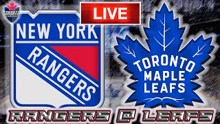 New York Rangers vs Toronto Maple Leafs LIVE Stream Game Audio  NHL LIVE Stream Gamecast amp Chat [upl. by Osmund]