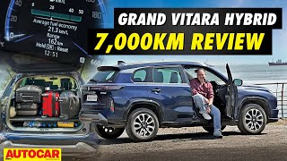 Maruti Suzuki Grand Vitara Hybrid  Living with it  Autocar Long Termer  autocarindia1 [upl. by Rouvin]