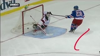 Martin Brodeur robs Kreider with the blocker [upl. by Alasteir]