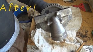 Handstart Last paint removal and cleaning SV Akestor Volvo Penta MD2B Part 2 [upl. by Hsejar]