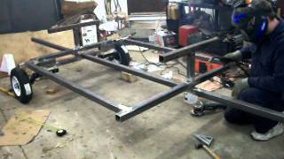 Building a towable picnic table  quick version [upl. by Gennaro]