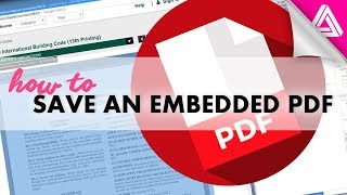 How to Save a PDF thats Embedded in a Website [upl. by Enida458]