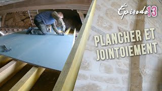 CONSTRUCTION PLANCHER 😁 amp jointoiement des murs  EP13  Renovation maison [upl. by Weldon21]