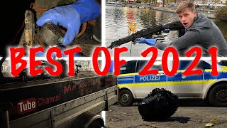 Niemand ruft so oft die Polizei wie wir  Best of 2021 Magnetfischen mit Gebrüder Lange [upl. by Llennyl859]