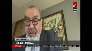 Las tasas van a disminuir en EU y México en septiembre Manuel Somoza [upl. by Loretta]