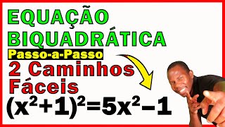 🚀 PassoaPasso 2 Caminhos para Resolver Qualquer Equação Biquadrática 👉 estevaomanueljoao [upl. by Lacram526]