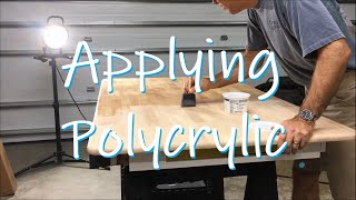 Applying Polycrylic [upl. by Adnorrahs]