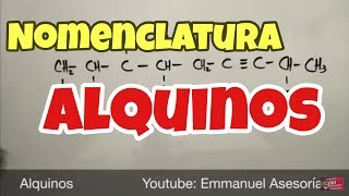 Alquinos Nomenclatura Parte 3 [upl. by Smeaj]