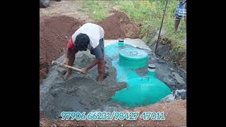 3000ltr Bio Septic Tank installation Pioneer Bio Tanksalemerodecoimbatore tiruppur mettupalayam [upl. by Cchaddie422]