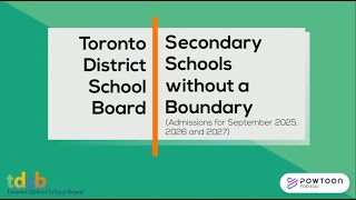 Secondary Schools without a Boundary [upl. by Pol]