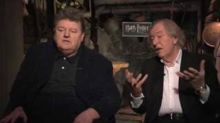 Robbie Coltrane And Michael Gambon On Harry Potter And The Deathly Hallows Part One [upl. by Ibson]