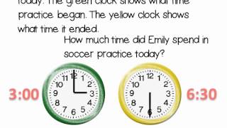 Telling time exercise example 1  Measurement and data  Early Math  Khan Academy [upl. by Ellirpa]