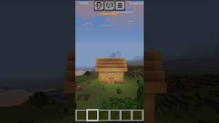 STRIPPED JUNGLE WOOD HOUSE IN MINECRAFT shorts youtubeshorts [upl. by Elockin]