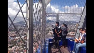 Vivir el sismo desde el último piso de la Torre Latino [upl. by Idelson]