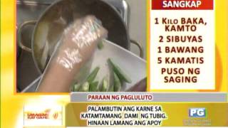 Recipe Sinigang na baka sa santol [upl. by Anawik603]