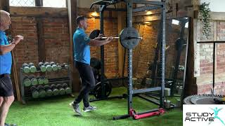 Effective Barbell Shoulder Press tutorial [upl. by Issim]