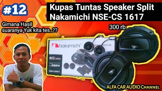 Kekurangan Speaker Split Nakamichi NSECS1617 [upl. by Aikahs]