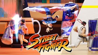 Street Fighter Series Ryu Sakura Chun Li’s Ultra Combo Stop Motion [upl. by Aivekal923]