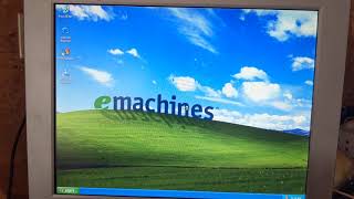 2004 eMachines T2958 running Windows XP Home Edition [upl. by Eatnahs171]