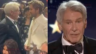 Harrison Ford Reunites With Ryan Gosling At Critics Choice [upl. by Tony]