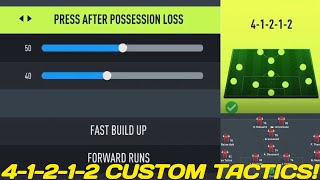 POST PATCH Best PRO META 412122 Narrow Custom Tactics  FIFA 22 Ultimate Team TOTS [upl. by Novets]