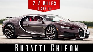 2018 Bugatti Chiron Top Speed Test [upl. by Gemperle367]