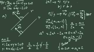 Ejercicio 11 geometría analítica parámetro posición relativa [upl. by Wilmar]