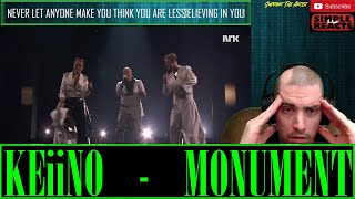 KEiiNO  MONUMENT National Final Performance  MGP 2021  Norway Reaction [upl. by Akimal]