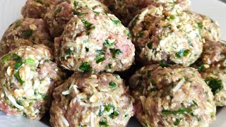 RAGOÛT DE BOULETTES AUX BLANCS DE POULETS ET SAUCE TOMATE  CUISINE MALIYA مرقة كعابر بلحم الدجاج [upl. by Owena]