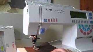 Pfaff 7550 Sewing Machine [upl. by Assilrac725]