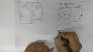 Lecture No 26 AC Circuit Analysis By Superposition Theorem  KVL amp KCL AKTU Exam Problem 2003 [upl. by Cressida]