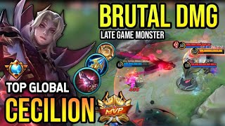 CECILION BEST BUILD 2023  TOP GLOBAL CECILION GAMEPLAY  MOBILE LEGENDS✓ [upl. by Swirsky784]