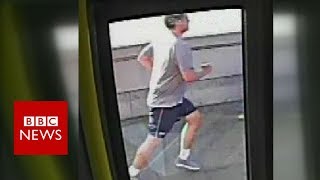 Jogger pushed woman in front of bus  BBC News [upl. by Drida]