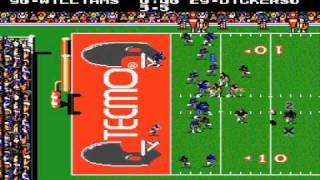 Tecmo Super Bowl  Patriots vs Falcons Genesis [upl. by Milda]