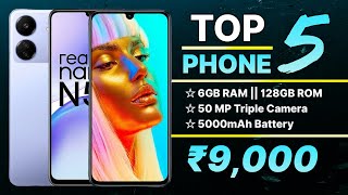 Top 5 Best Mobile Phones Under 9000 In India 2024  Best Phone Under 9000 In 2024 [upl. by Lucila60]