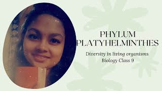 Phylum Platyhelminthes  Animal Kingdom  Diversity in living organisms  Class 9 Biology [upl. by Etteuqram728]