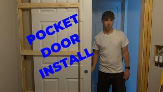 Install a Pocket Door and Locking Hardware  How to [upl. by Vally]