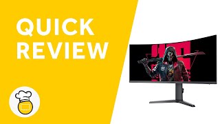 KOORUI 34E6UC Curved Ultrawide Gaming Monitor Rapid Review [upl. by Japha]