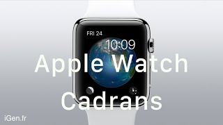 Apple Watch  découverte des cadrans [upl. by Alleusnoc]